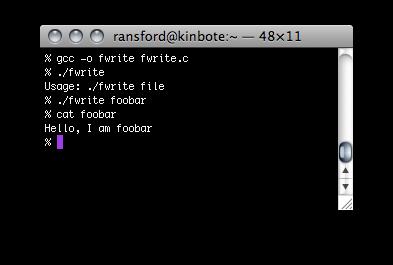 File I/O Write to a file: 1: #include <stdio.