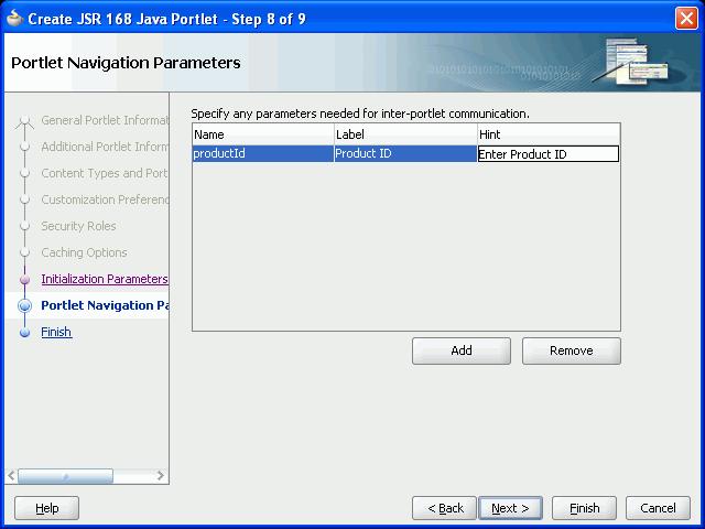 Step 1: Create a Standards-Based Java (JSR 168) Portlet Click Add. 23.
