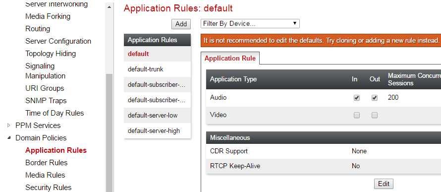 Application Rules Clone