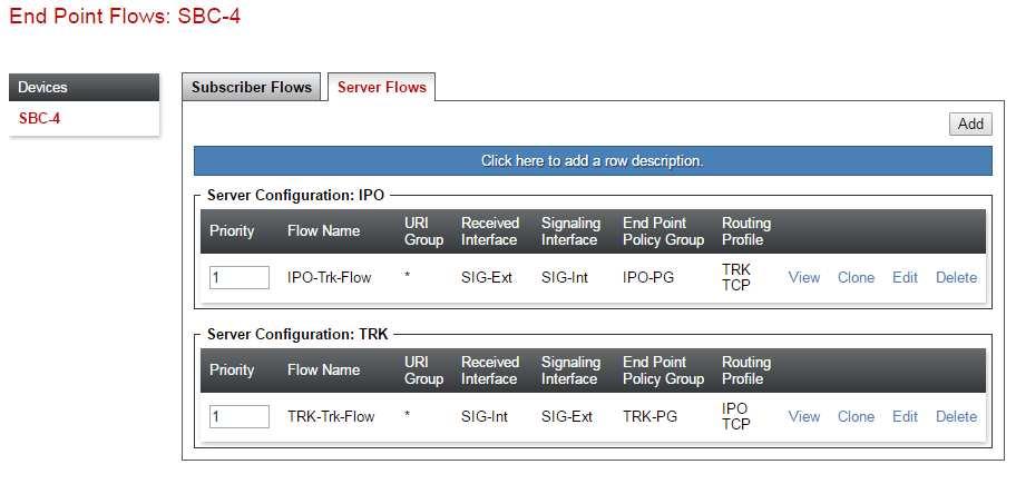 Server Flows NOTE:- These are Server flows not Subscriber