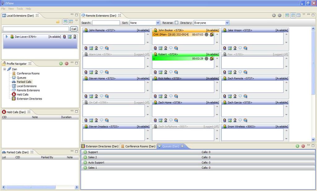 iview Operator Console (v2.0) Overview iview is an easy-to-use Operator Console for managing phone calls in your PBX directly from your desktop via Intuitive Voice Technology s Evolution PBX software.