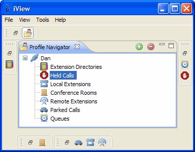 The iview Client Environment Windows iview has many features which are organized into several different sections, or windows of the application.