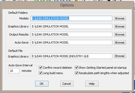ProModel Instructions 1. On your USB storage device, create a folder called: Lean Simulation Model 2.