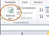 29. Goto your Pivot Table worksheet and CO Data (Tab on Ribbon) Refresh Data