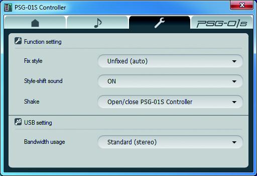 General setting ( ) tab Maintenance ( ) tab 1 2 3 1 2 3 4 4 1 Selects a stle applied to this unit regardless of how this unit is installed. 2 Enable or disable the stle-shift sounds.
