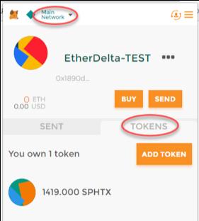 9 Using Ethercan 1. Unlock your MetaMask and select the relevant account.