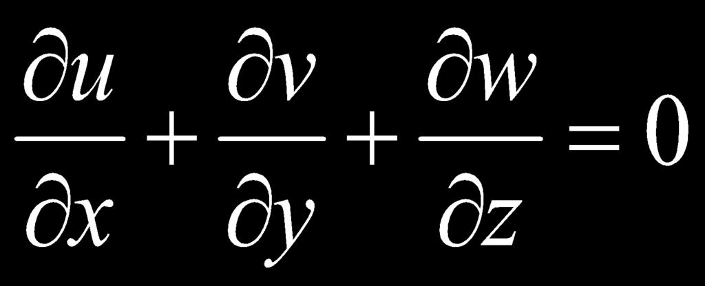 Flow in a Volume (continuous or voxel grid) Navier-Stokes Equations conservation of mass: conservation of momentum: gravity (& other external forces) pressure