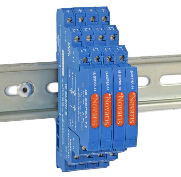 Intrinsically Safe Series Surge Protectors IS-SSP6A Intrinsically Safe Series Surge Protectors The IS-SSP6A intrinsically safe series surge protectors complement the IS-SL range for applications of