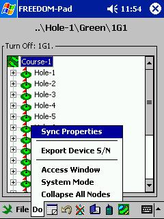 Tap the Do button and select Sync Properties.