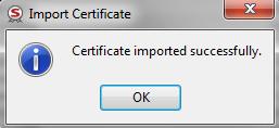 Importing a CA Chain takes the CA certificate and the complete CA Chain up to the root certificate that is stored on the computer and