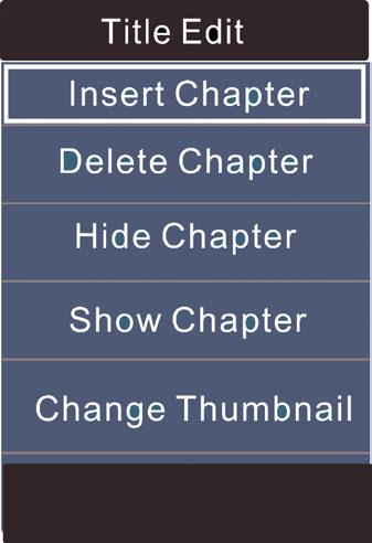 After finishing your title, move cursor to Done and press ENTER key to complete. To edit your title move cursor to Clear then press ENTER key to clear input title name.