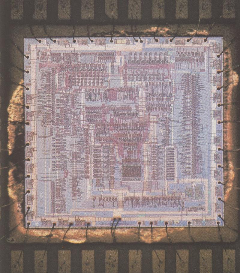 Philips First ECC Integrated Circuit Area of 45 mm 2 contains