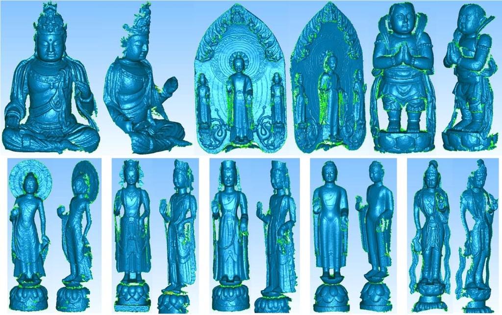 Sensors 2012, 12 11290 Figure 17. Eight Buddhist statue models generated by the proposed scheme. 4.