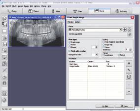 2. 1. 3. 3.8 Vet-Exam Intra printer profile With Vet-Exam Intra you can define any printer and printer properties for different printer settings. Select "Print active image" on the viewer.
