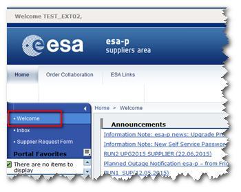 section in esa-p. LOGIN The following link in the browser https://esa-p.sso.esa.int prompts you to the esa-p login screen.