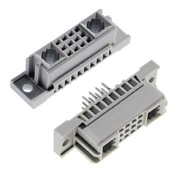 DIN 41612 Type M/2, M/3 Type: Termination: Number of contacts: Pitch: Operational current: Packaging: Standard: Female connector straight Press-fit, solder 2.