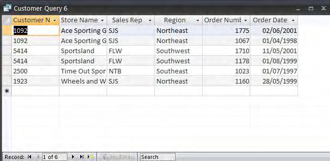 ADDING A RECORD USING A QUERY You can use a query to update records in related tables.