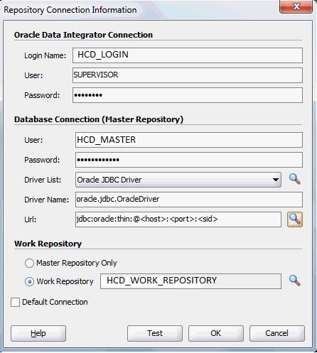 Driver List: Select Oracle JDBC Driver from the drop-down list. Driver Name: oracle.jdbc.