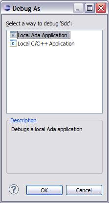 Finally, select the gdb/mi debug configuration to finish the launch