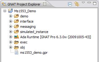 Enabling the GNAT Project Explorer In the Ada perspective you can open the view by using the Window menu entry and selecting the shortcut to the view: Otherwise you can use