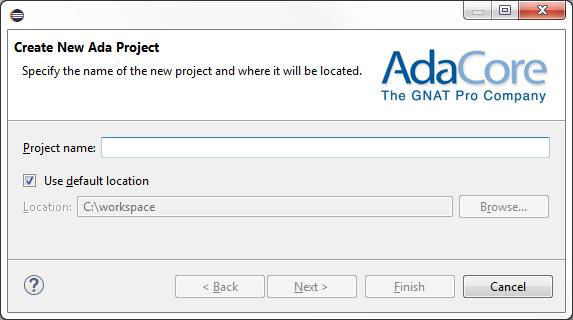 4.2.1 Invoking the New-Project Wizard There are many ways to select and invoke the GNATbench new-project wizard. See Ada Perspective Wizards for illustrations of all the different methods.
