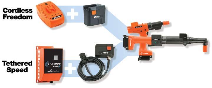 Cleco Cordless Tool Specifications Cordless Freedom or Tethered Speed... The Choice Is Yours.