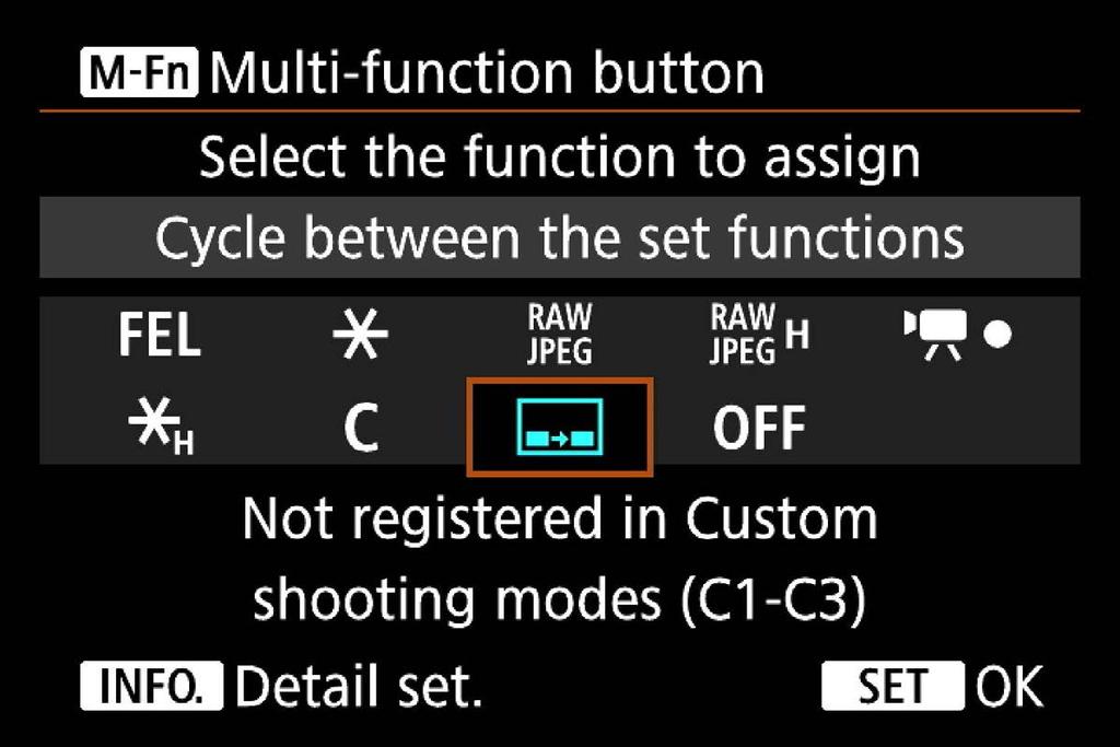 CONTENTS Chapter 1 Chapter 1 Chapter 2 Chapter 3 Chapter 4 Chapter 5 Chapter 6 Custom Controls Rotation setting of functions By pressing the button, included functions such as ISO speed, white