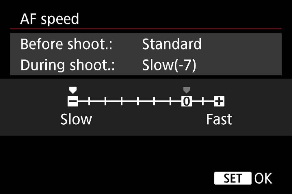 For adjusting in the slow direction, when fast focusing would appear unnatural.