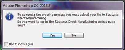 SENDING TO A PRINTING SERVICE If you do not have access to a Stratasys Printer, you can
