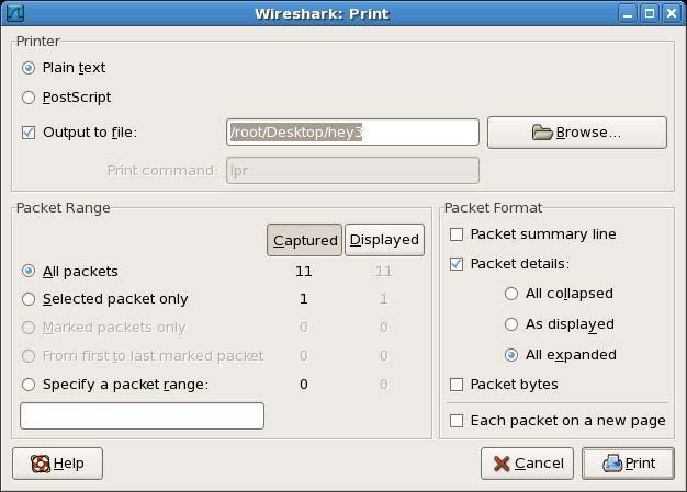 LAB ONE: Introduction to Linux and Equipment 9 PART B: Capture Packets with Wireshark B.