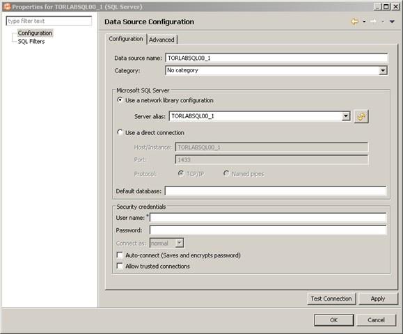 USER INTERFACE REFER ENCE Data Source Properties After you import a data source, you can view and change its properties.