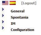 Overview Administration functions for Spontania are presented in a web interface accessed through a browser.