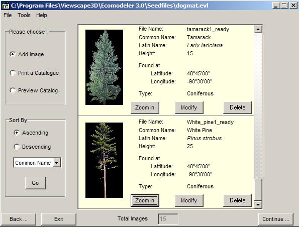3. Build Tree Library Species picture created in an image