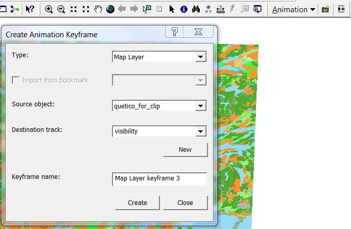 1) Turn on the Animation toolbar 2) Create a new keyframe of a