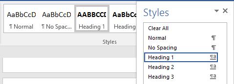 If you don t like the formatting of your headings or captions (say, you prefer 12-point font to 10-point, or you want bolded font instead of italics), you can change the formatting using the Styles