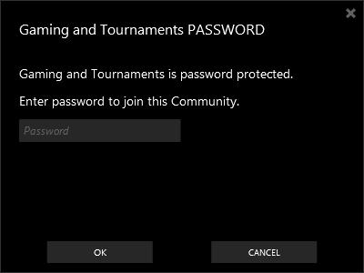 Step 5. If the community is not password protected, you will immediately join the community and Comms will automatically add it to your list of communities.