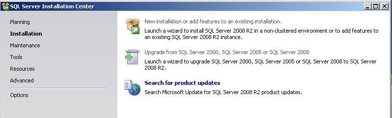 SQL Server 2008 R2 and Express Installation Instructions Step 1: SQL Server 2008 R2 Installation files 1.