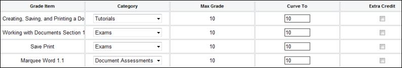 Set Grade Categories Grade categories are used to organize how grades appear on the Grades screen.