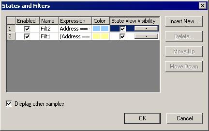 Let s use the filter being built in the trace widow to find the problematic code. Configure filter named Filt1 set on icounter memory write and filter named Filt2 set on Type_Pointers exit point.
