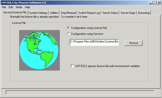 Verifying the network license status The network license uses FLEXnet license management technology from Acresso Software. FLEXnet provides the LMTools application for managing the license server.