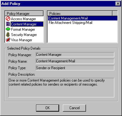 Creating Policies Creating Policies Policies are created with policy wizards. They are created in the directory object to which you want the policy to apply.