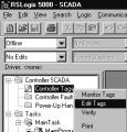 7-26 Configuring Logix5550 Controllers Accessing DF1 Diagnostic Counters To bring up the Controller Properties interface: 1. Click once on the Controller Tab icon. 2.