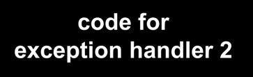 Interrupt Vectors 0 1 2 n-1 Exception numbers interrupt vector... code for exception handler 0 code for exception handler 1 code for exception handler 2.
