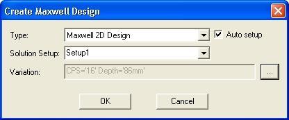 increases from 87 to 98 Create Maxwell Design To Create Maxwell Design Expand the Project