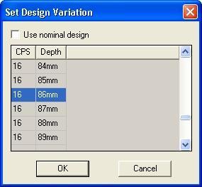 Create Maxwell Design window, Select the button for the variations In Set Design Variations