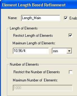 Modify Mesh operation Length_Main Double click on mesh operation Length_Main In Element Length Based Refinement