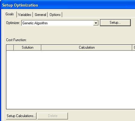 Setup Optimization To Setup Optimization Analysis Select the menu item Maxwell 2D > Optimetrics Analysis > Add