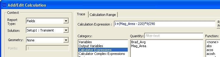 3 Select Add Calculation Change Report Type to Fields Category: Calculator Expressions Quantity: Brad_Avg Change Calculator Expression to: 1+