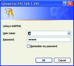 Accessing the Utility To access the Web-based Utility of the Access Point, launch Internet Explorer or Netscape Navigator. In the Address field, enter the Access Point s default IP address, 19