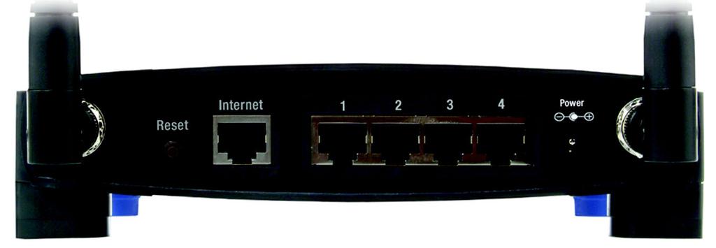 Chapter 3: Getting to Know the Wireless-G Broadband Router The Back Panel The Broadband Router's ports, where the cables are connected, are located on the back panel.